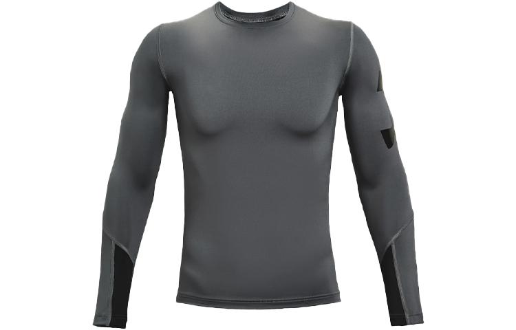 Under Armour HeatGear Fitness Clothing Men s Gray Moderate 1351817-012 XL