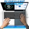 PC Portable AUUSDA - Windows 11 PRO - 15.6" AMD Athlon Silver 3050E , Dual-Core RAM 8Go -256Go SSD - WiFi5,Ordinateur Portable