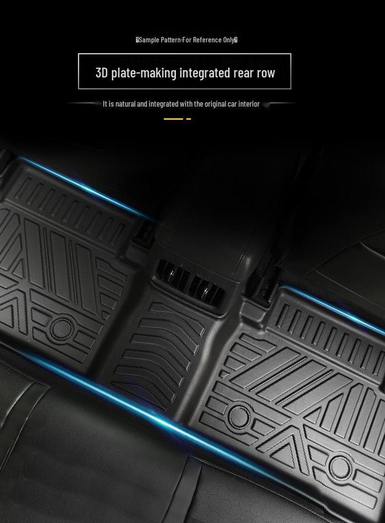 Eco-Friendly TPE Floor & Trunk Mats, Wear-Resistant Backrest Mats for BYD Yuan UP Atto 2 Right-Hand Drive