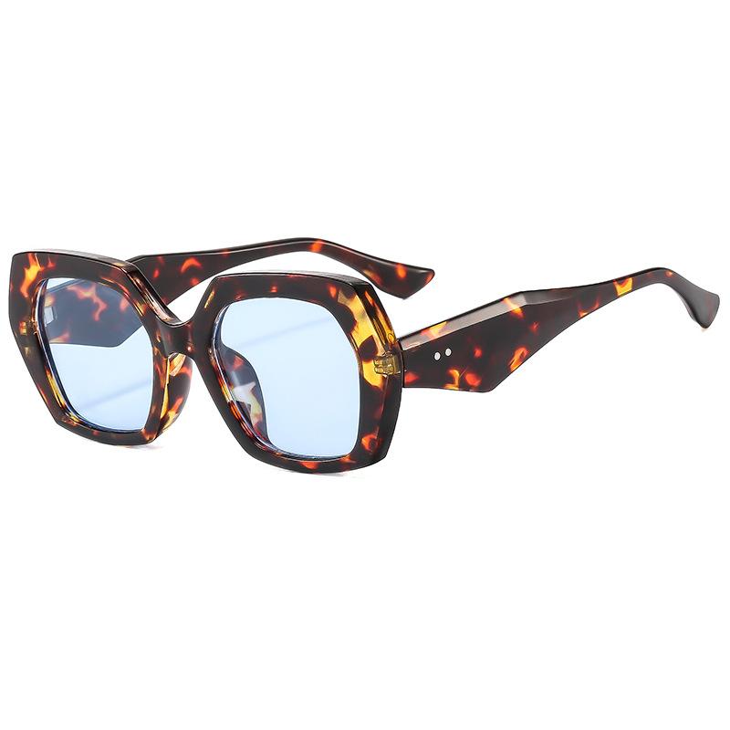 Luxury Retro Rectangle Women Sunglasses  Fashion Leopard Print Frame Sun Glasses Men Trend Fashion Outdoors Shades Uv400