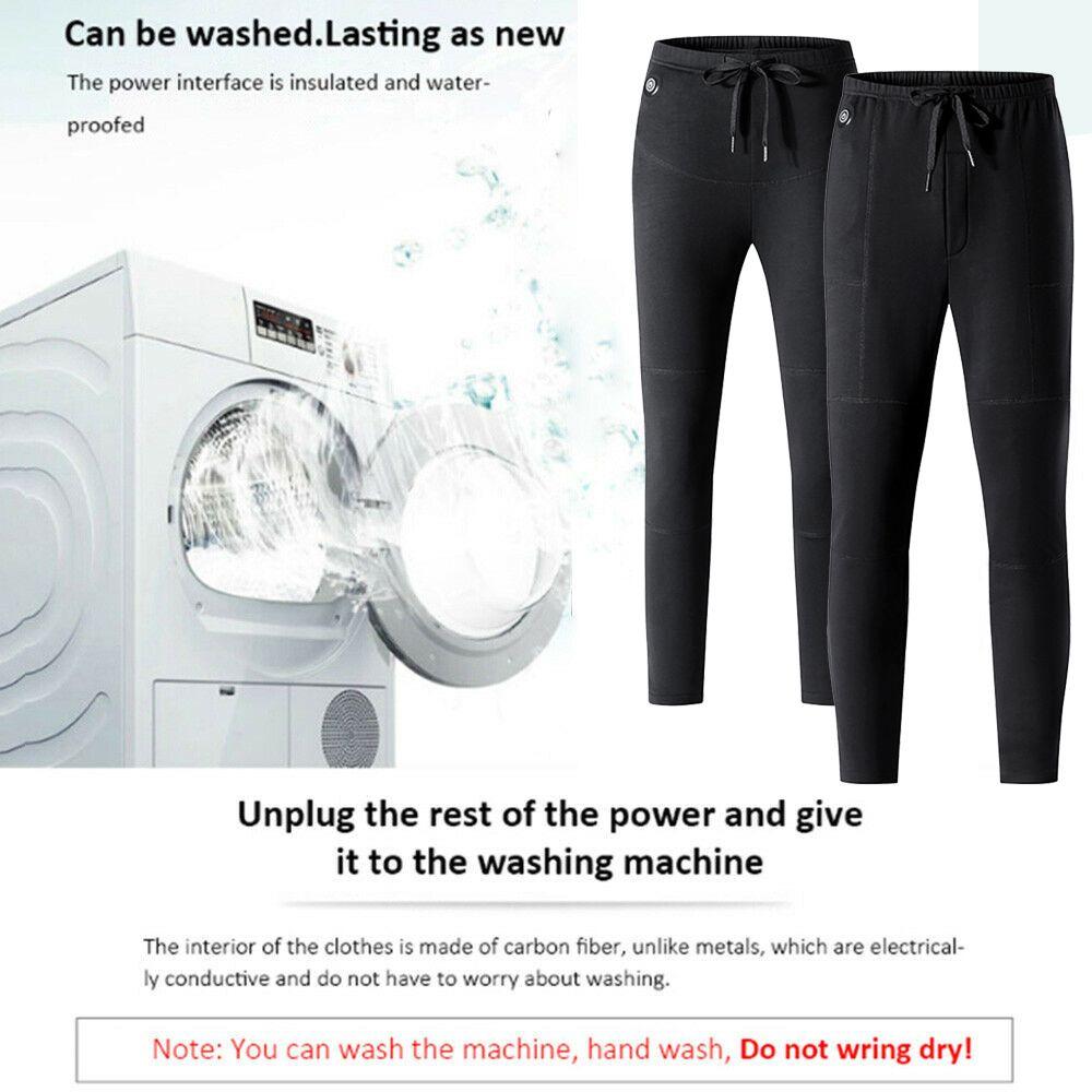 Outdoor Winter Warm Elastic Waist Warmer Cloth Heated Trousers Heating Pants Thermal Leggings
