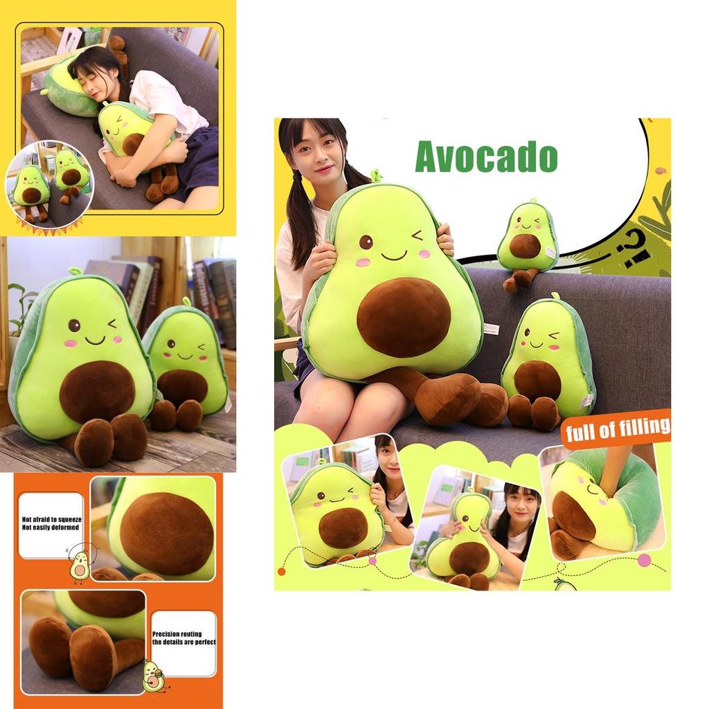 Fun And Soft Avocado Plush Toy For Kids Skin-friendly And Super Comfortable!