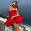 European and American Women's Clothing Autumn New French Court Ballet Sexy Waist Straps Suspender Dress