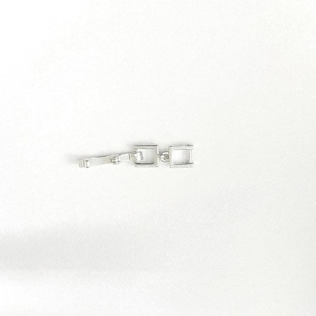 Polert Gullbelagt Armbånd Halskjede Forlenger Lås - 2cm