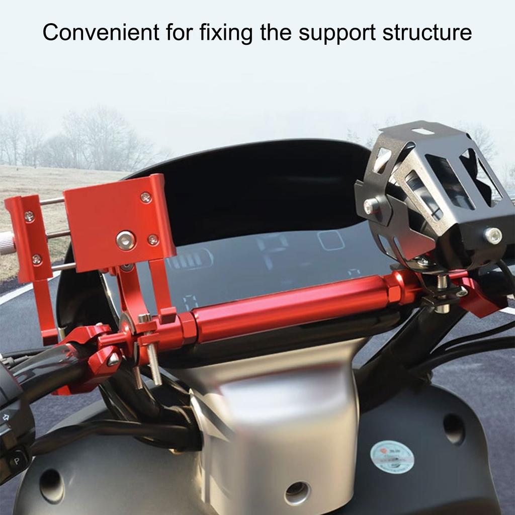 Easy Install Adjustable Thickened Motorcycle Balance Bar Upgrades Improving Ride Quality & Reducing Bumps on Rough Roads