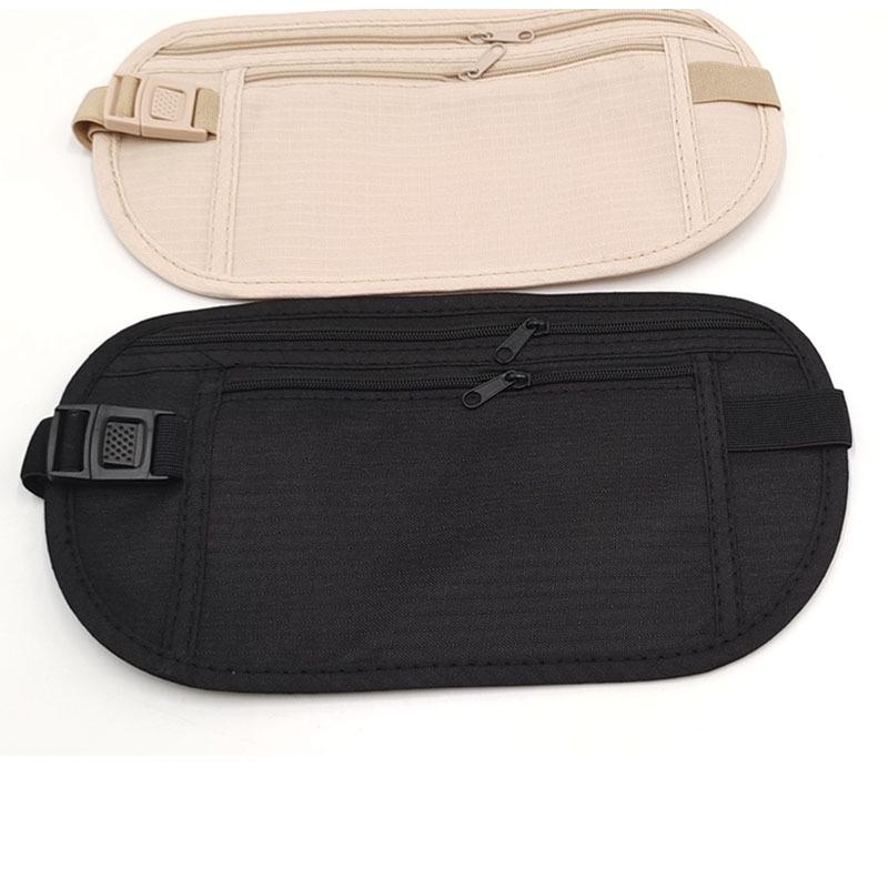 Discreet Anti-Theft Fanny Pack for Travel & Sports - Unisex Passport and Wallet Holder with Custom Logo