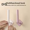 3Pcs Wall Hook Strong Load-Bearing Waterproof L-Shaped Traceless Hanger Traceless Bathroom Kitchen Hook