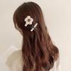 10-piece Set of One-width Pom-poms for Winter Snap Bangs Hair Clips