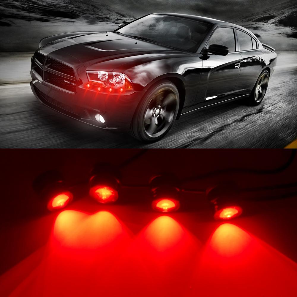 4 In 1 Led Eagle Eye Flashing Warning Light With Remote Control Car Lights Strobe Signal Lamp Drl Daytime COB Hawkeye Lights 12V