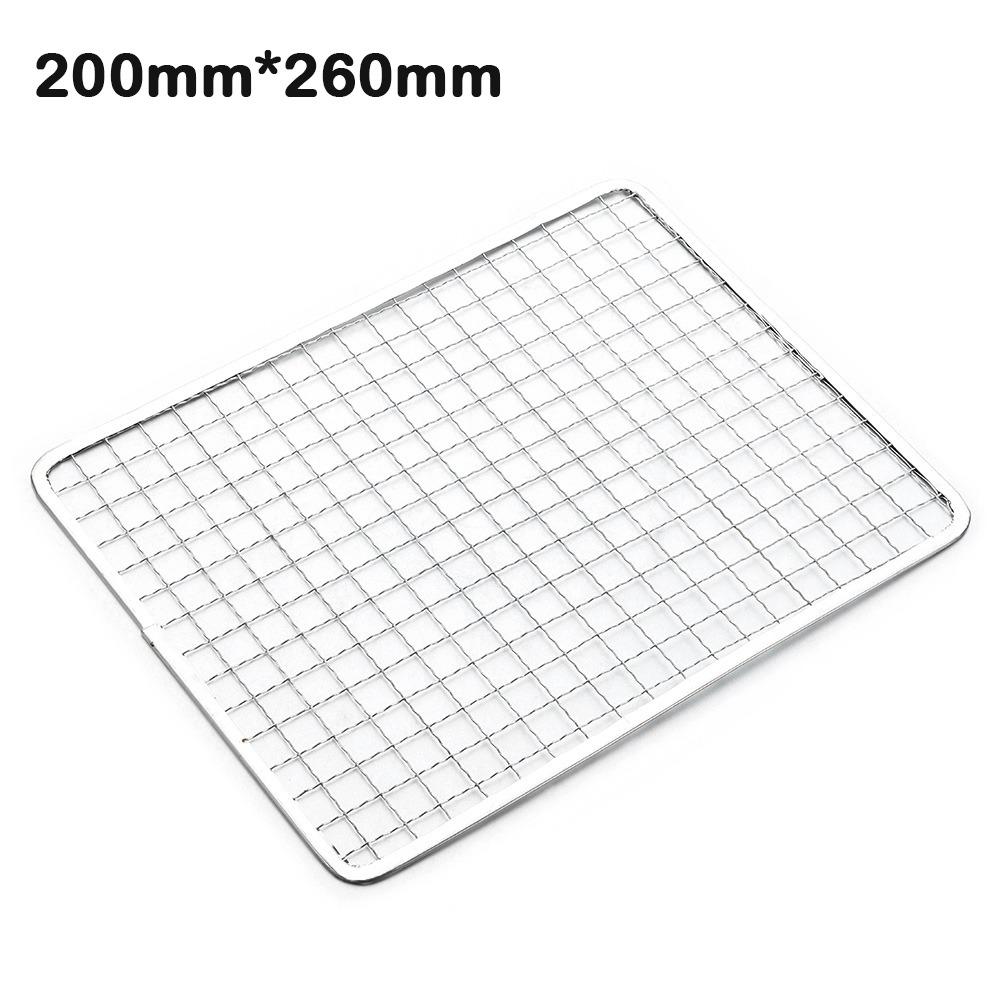 Durable Disposable Barbecue Net Square Lightweight Grilling Net Edge Binding Grill Racks