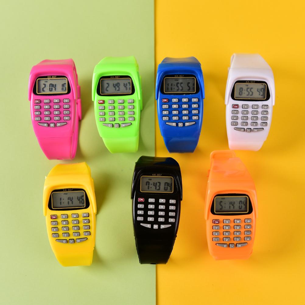 LED Elektronische Uhr Digital Sport Multifunktions Taschenrechner