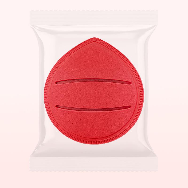 Macaron Marshmallow Puff: Dual-Use Cushion Foundation Puff - Expands with Water, Non-Absorbing, Ideal for Dry/Wet Application.