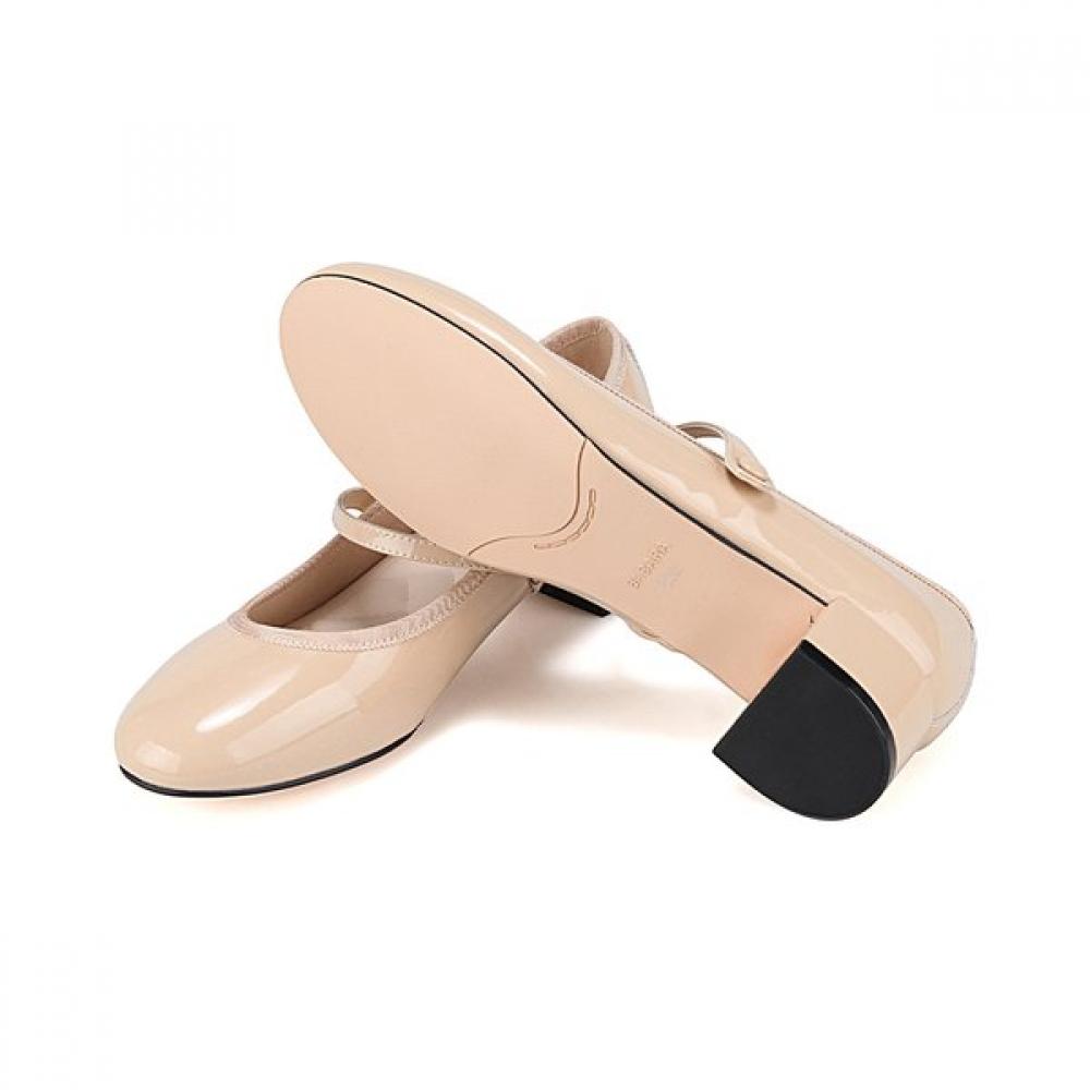 Barbara Soft Leather Patent Mary Jane Pumps 3.5cm Bbj105be