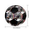 Soccer Ball Colorful Machine Stitched PVC Size 5 Team Training Competition Ready Durable High-Bounce Cool Sports Gift