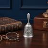 Polished Finish Metal Hand Bell Lotus Vintage Hand Bell Handbells Brass Call Bell  For Teacher