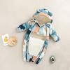 Warmer dicker Fleece Baby Strampler mit langen Ärmeln Neugeborenes Baby Winter Krabbelkleidung