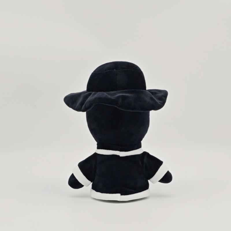 TreasuringU Black Plague Doctor Plush Toy Happy Halloween Plague Crow Stuffed Dolls Halloween Birds Toy Gift Idea ideal for Kids