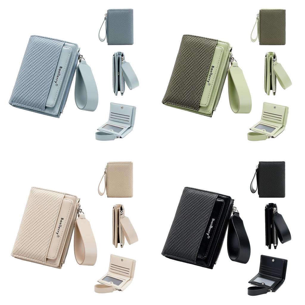 Minimalist Pu Womens Short Wallet With Card Holder And Coin Pocket For Daily Use