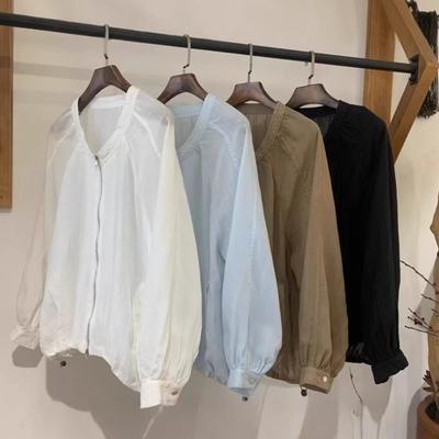 Ιαπωνικό Ζακέτο με Φερμουάρ Γυναικείο Άνοιξη Φαρδύ Casual Ευέλικτο Κορδόνι Στρώμα Αντηλιακά Παλτό Γυναικεία