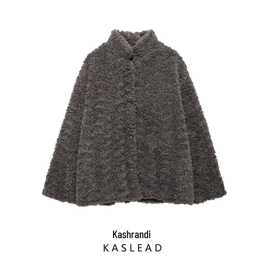 

2024 Autumn Women s European & American Style Stand-Up Collar Shearling Fleece Eco-Friendly Fur Coat L