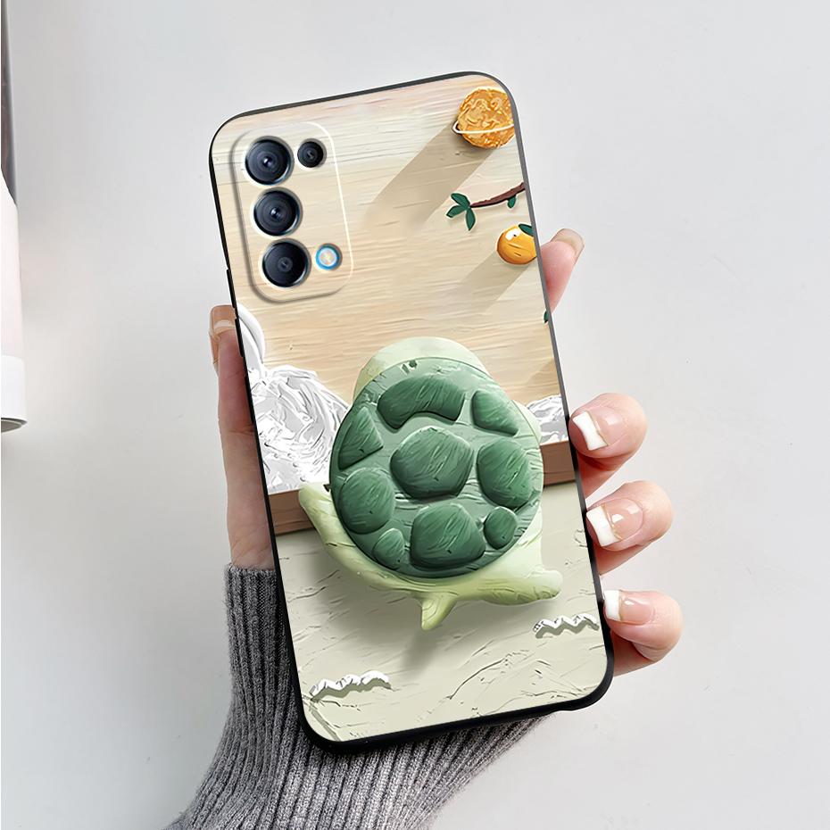 For OPPO Find X3 Lite Case For Find X3 Neo Cover Silicone Soft Cartoon Frog Phone Cases For OPPO Find X3Neo X3Lite Copue Fundas