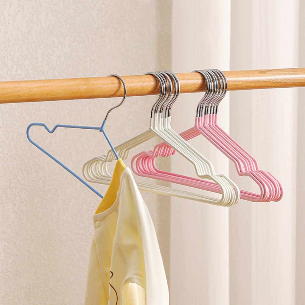 10 Pack Pet Clothing Hanger PVC Coating 15/20/25CM Display Hangers Racks Pet Supplies Garment Storage Rack