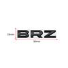 3D For Subaru BRZ Lettering Logo Emblem Glossy Black Chrome Silver Red Metal Badge Decal Car Sticker Accessories