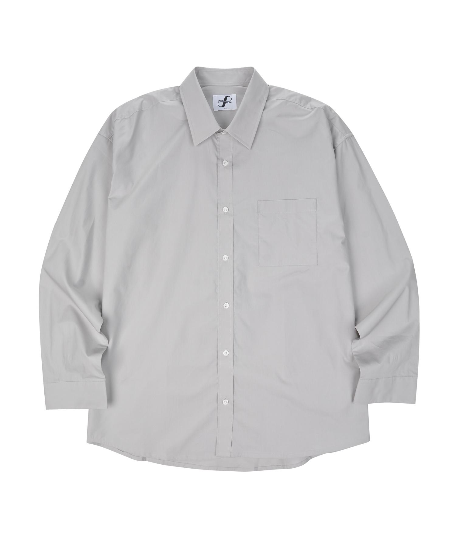 Pal Lab Unisex 60-Count High-Density Bio-Washed Oversized Shirt_Pl25S3Sh055_Gr Gr/95