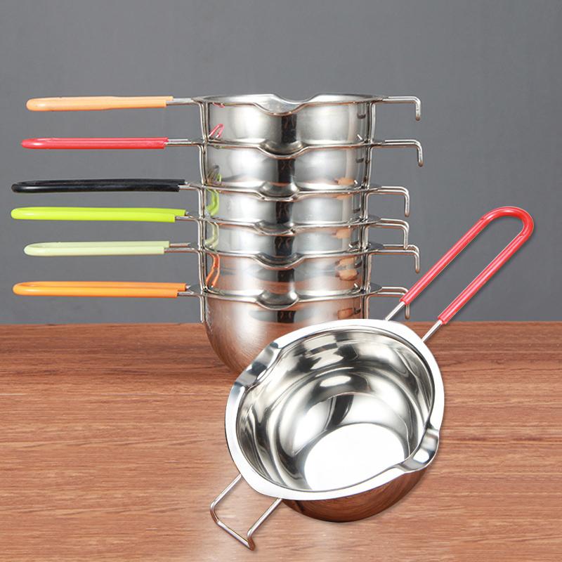 Buy 1PC/2PCS Stainless Steel Long Handle Candle Wax Melting Pot Soaps