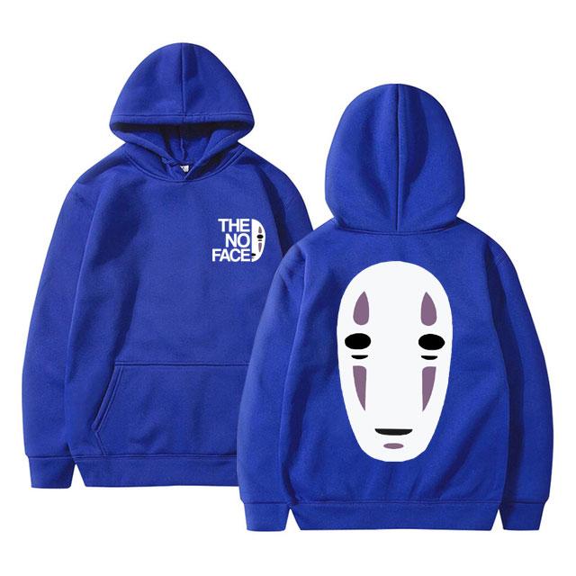 Anime Spirited Away No Face Man Grafická Mikina Unisex 90. léta Manga Harajuku Mikina Unisex Dámská Móda Ležérní Nadměrná mikina