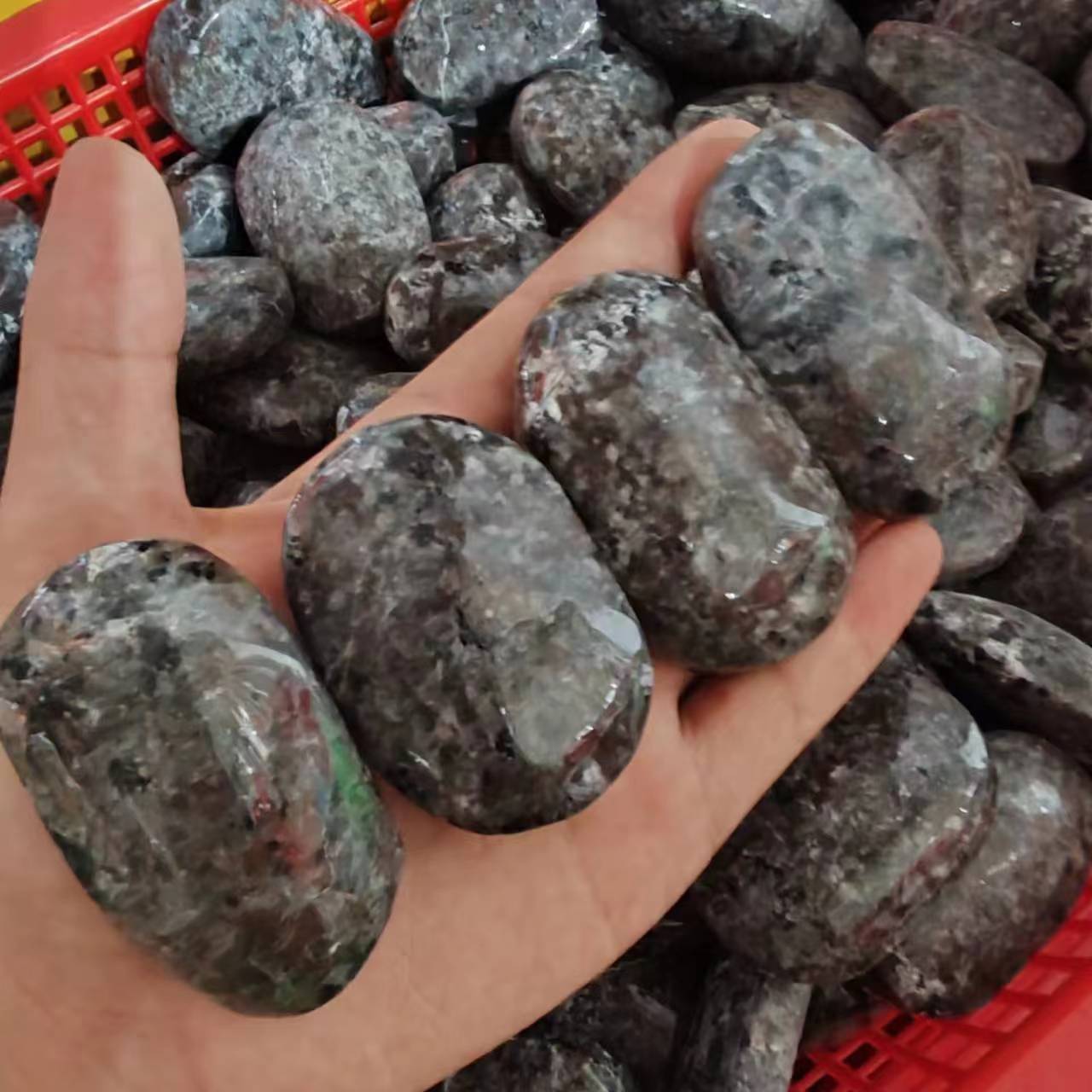 

1 шт. високоякісний палаючий камінь натуральний кристал долоня, дорогоцінний камінь, Флеш, Лікувальний Кристал, подарунок на день народження 40-60mm