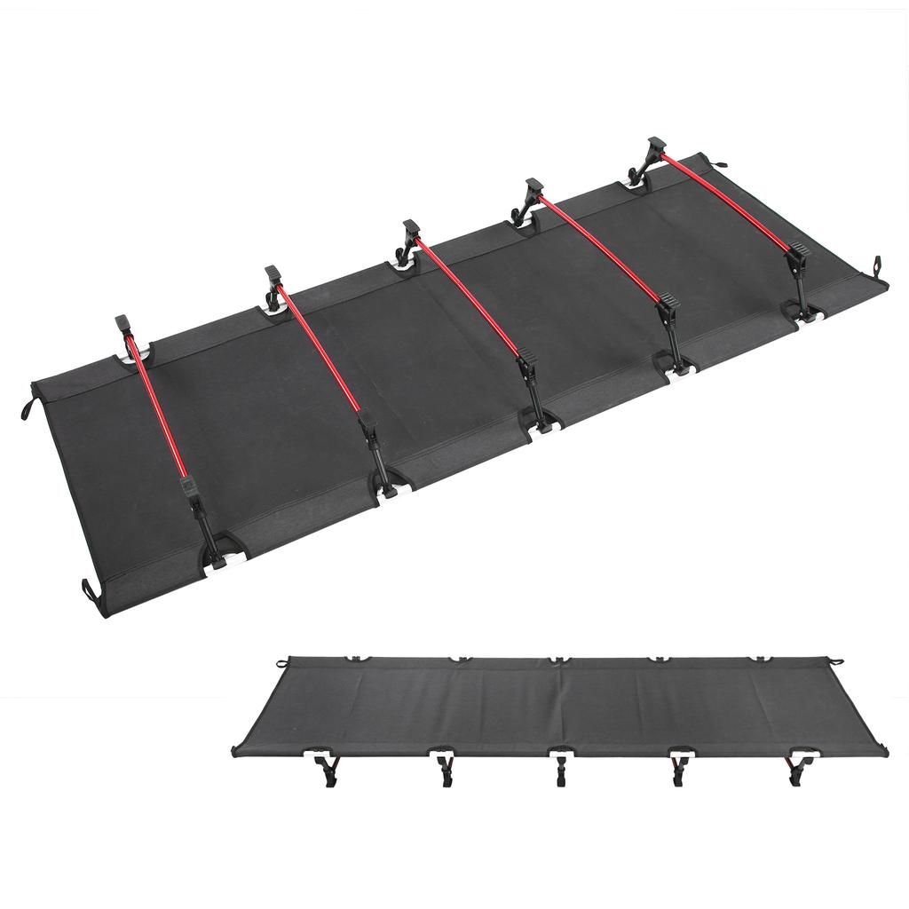 Outdoor Foldable Bed Camping Portable Aluminum Alloy Sleeping Cot with Storage Bag