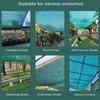 Sonnenschutzgewebe UV-Schutz Pflanzengewebe Gewächshaus Sonnenschutzgewebe für Terrasse Außenrasen Hinterhof Garten Gewächshaus