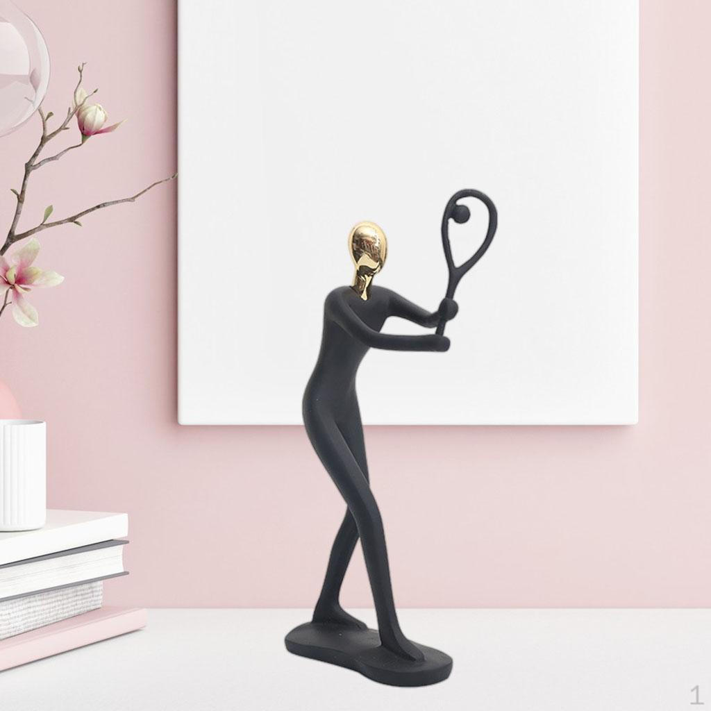 Abstract Resin Sports Sculpture - Modern Decoration for Office And House