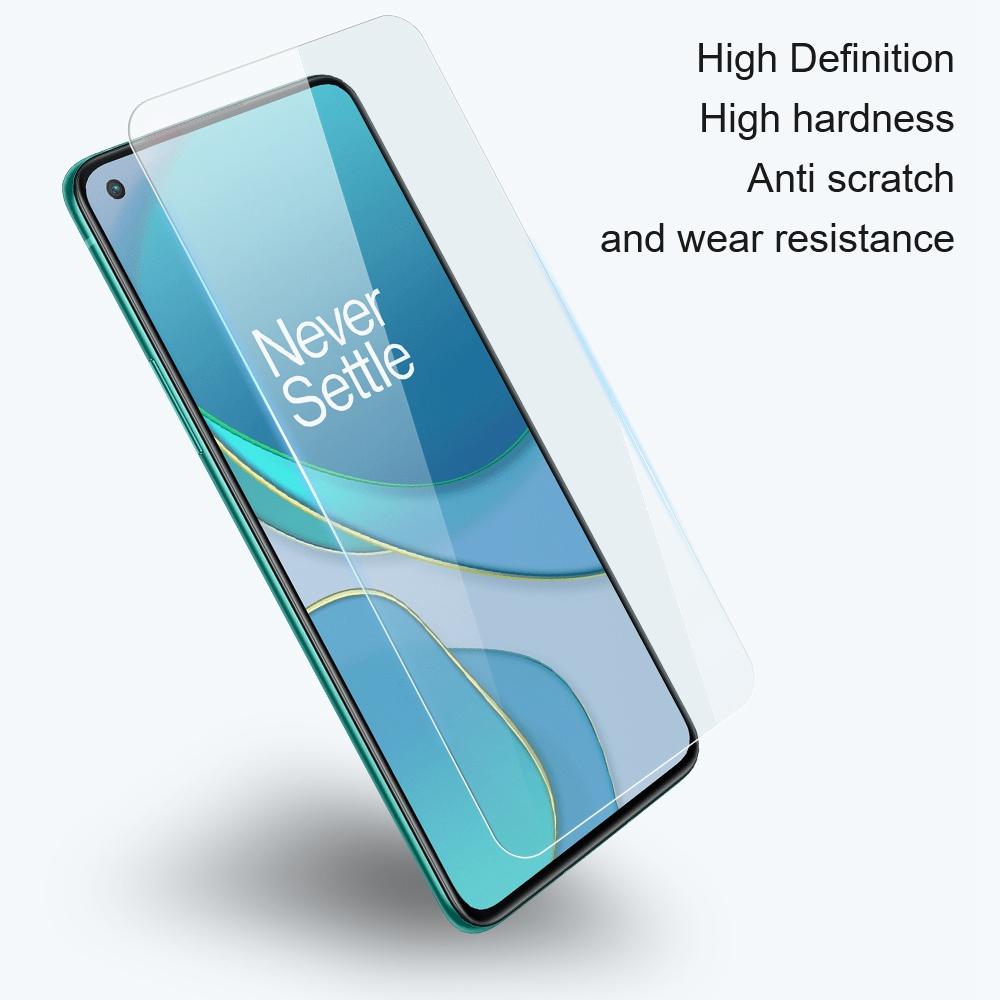 AMORUS High Aluminum-silicon Glass Screen Film for OnePlus 9 (EU/US Version),Anti-explosion 2.5D Arc Edge Screen Protector