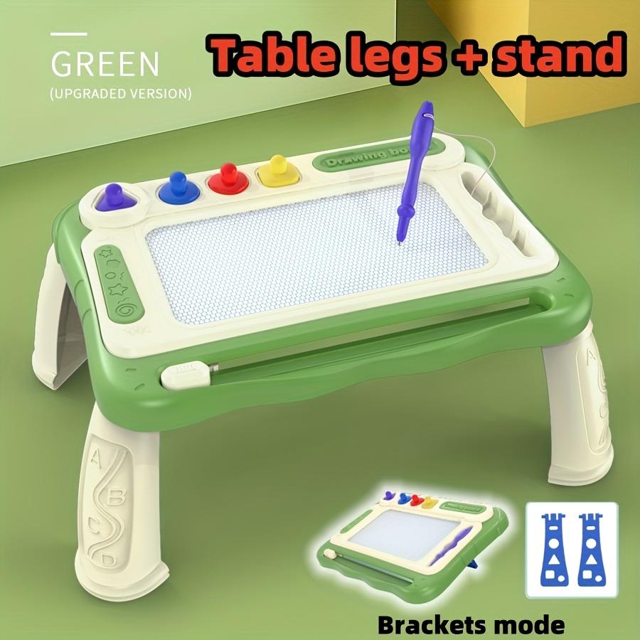 

Детская доска для рисования, игрушки, обучающие игрушки для раннего развития, идеальные подарки для мальчиков и девочек(4 штампа+1 кисть+4 скобки) зелёный