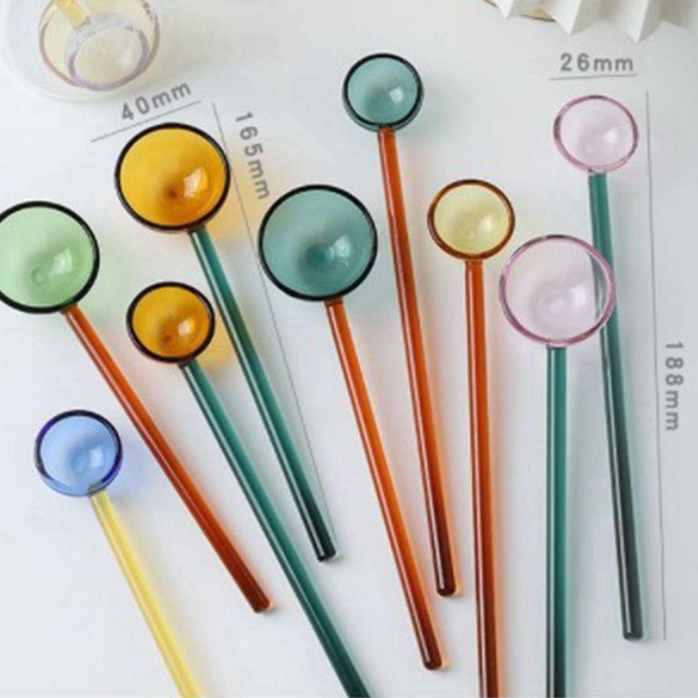 Round Rod Creative Coffee Scoop Kitchen Gadgets Dessert Tableware Stirring Spoons Spoon Stirrer