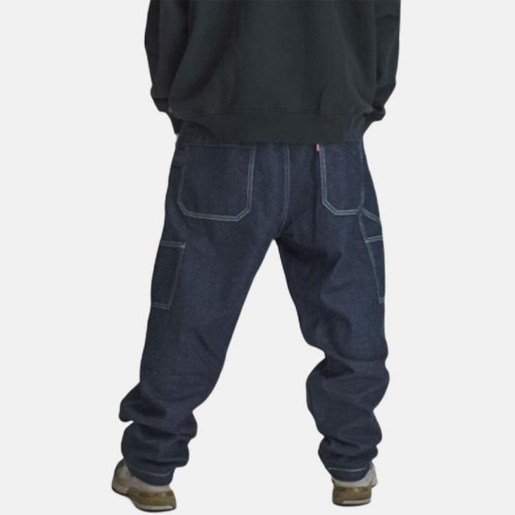 Levis Luźny Krój Casualowe Dżinsy Męskie spodnie Niebieskie 54856-0005