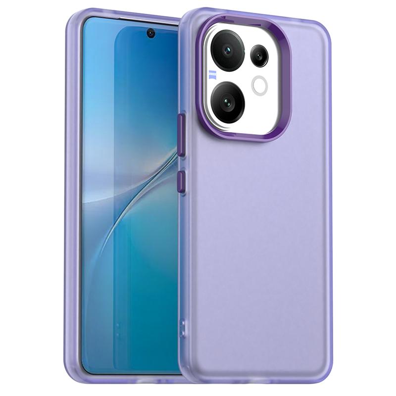 Anti-Drop Candy Color Case For Vivo T4 Pro Shockproof Matte PC Transparent Back Case For Vivo T4 Pro Cover For Vivo T4 Pro Case
