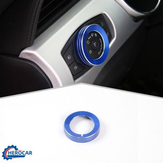 

Headlight Switch Knob Button Trim for Ford F150 2015- Mustang 15+ Aluminum