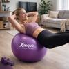 Ballon de Yoga et Pilates - XAEQUO - 56 cm - PVC Résistant - Charge Max 150 kg - Multicolore