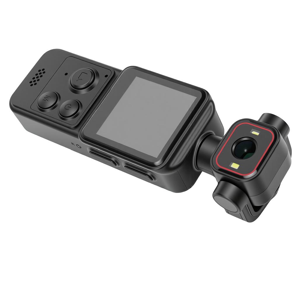 Handheld Camera 4K 3MP 1.54 Inch Color Screen Handheld Video Camera with 180 Degrees  Horizontal 90 Degrees  Vertical