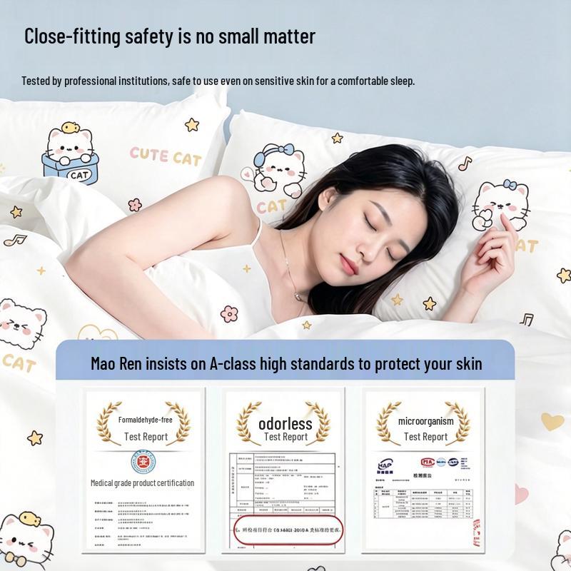Mao Ren Disposable Antibacterial Single Bedding Set