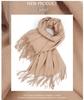 White Cashmere Scarf: Thickened, Solid Color, Versatile for Women & Men, Perfect for Autumn & Winter