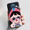 Cute Case For Nokia 1.4 / Nokia 1 / Nokia 1 Plus Capa Printing Shell Protective Cover Soft Silicone Cartoon Black Casing Fundas