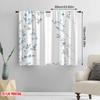 2pcs,2D Plane Printing Curtain Fabric Blossom Trails Polyester Fabric (without Rod) Room Decor Ldeal for Bedroom & Living Room