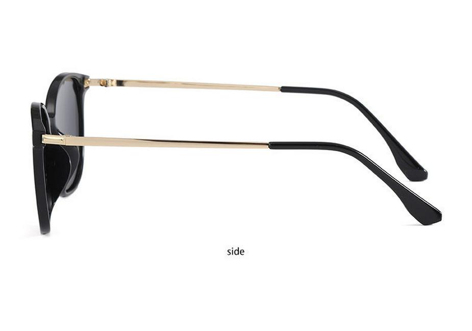Retro Large Frame Women's Polarized Sunglasses - Tea-Colored, UV & Sun Protection, Perfect for Driving, Slimming Effect