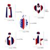 1 Pair Independence Day Earrings American Fourth of July  Clay Stud Patriotic Fashion Earrings Jewelry for Girls