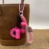 Bag Charm Dopamine Barbell Plates Kettlebell Simulation Dumbbells  Creative Fitness Bag's Pendant Gifts