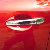 For Mazda Biante 2008 2009 2010 2011 2012 2013 2014-2016 ABS Chrome Glossy Black Door Handle Cover Trims Car Styling Accessories